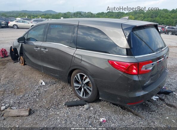5FNRL6H96JB107612 2018 HONDA ODYSSEY Brown Rear left