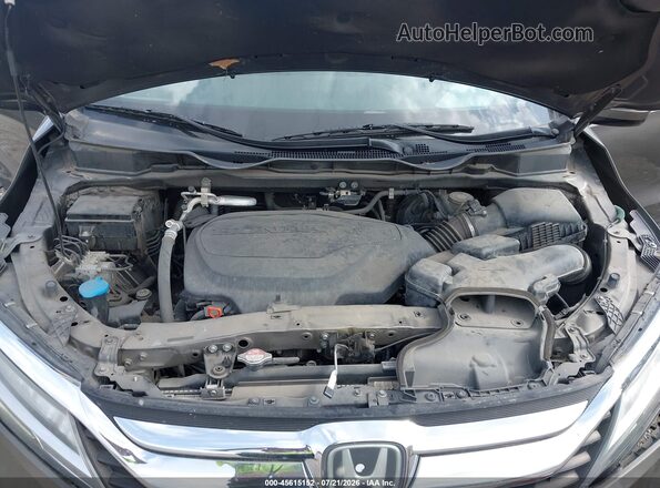 5FNRL6H96JB107612 2018 HONDA ODYSSEY Brown Rear view