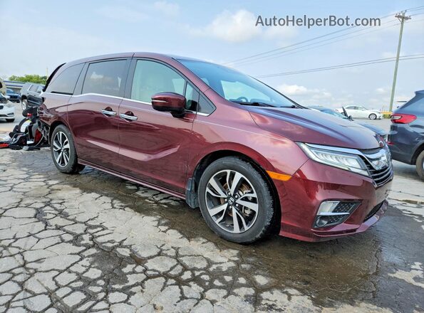 5FNRL6H96KB036638 2019 HONDA ODYSSEY Burgundy წინა მარჯვენა