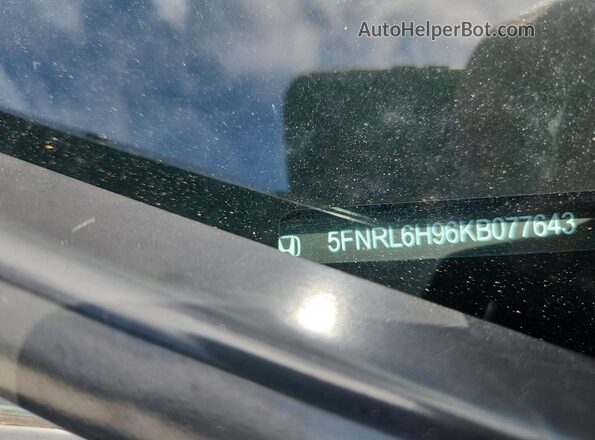 5FNRL6H96KB077643 2019 HONDA ODYSSEY White Սալոնի 360 աստիճան տեսք
