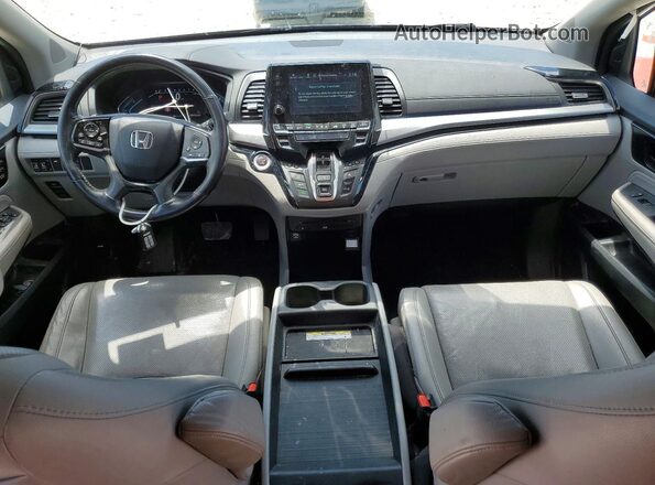 5FNRL6H96LB059998 2020 HONDA ODYSSEY Gray Առջևի վահանակի տեսք