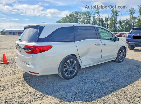 5FNRL6H96NB061320 2022 HONDA ODYSSEY White Trasero derecho