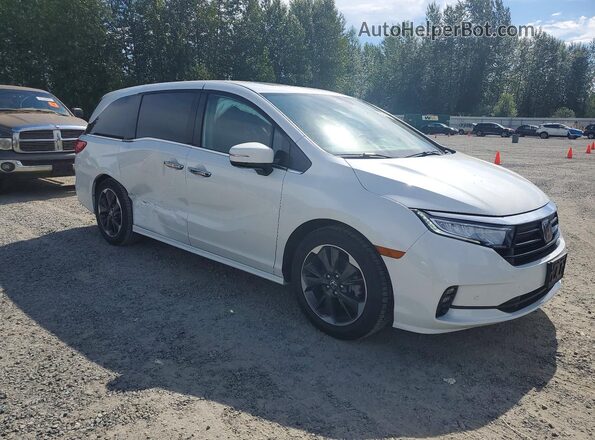 5FNRL6H96NB061320 2022 HONDA ODYSSEY White Delantero derecho