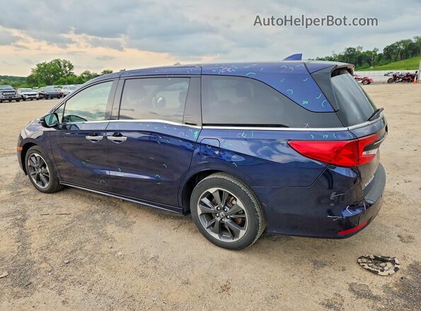 5FNRL6H96PB064530 2023 HONDA ODYSSEY Blue Rear left