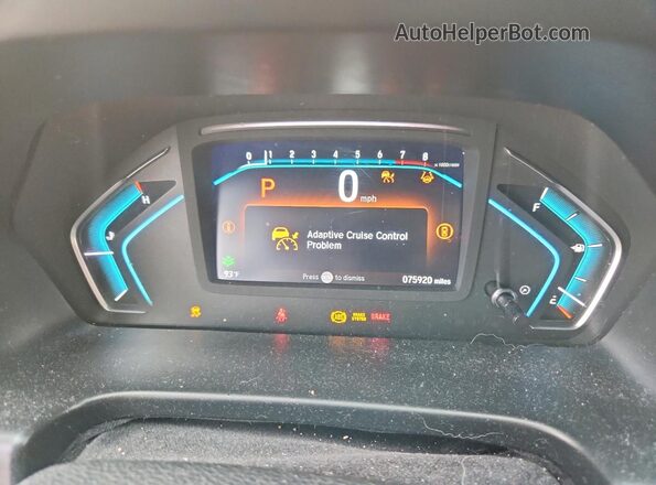 5FNRL6H96PB064530 2023 HONDA ODYSSEY Blue Instrument cluster view