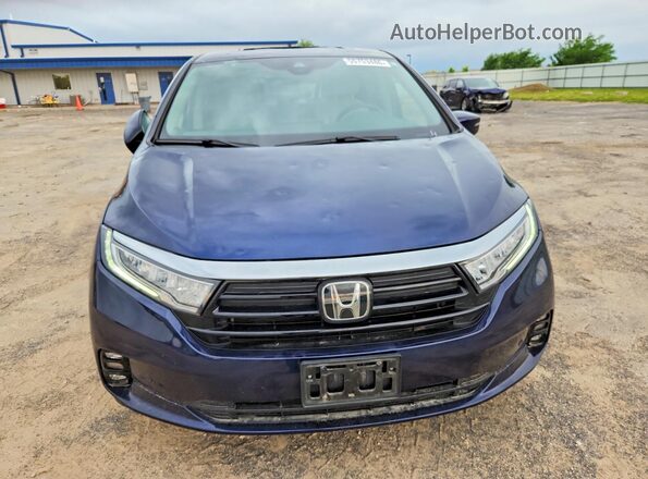 5FNRL6H96PB064530 2023 HONDA ODYSSEY Blue Front view