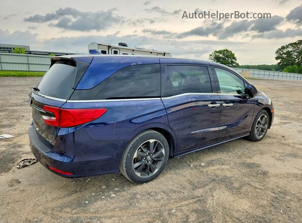 5FNRL6H96PB064530 2023 HONDA ODYSSEY Blue Rear right