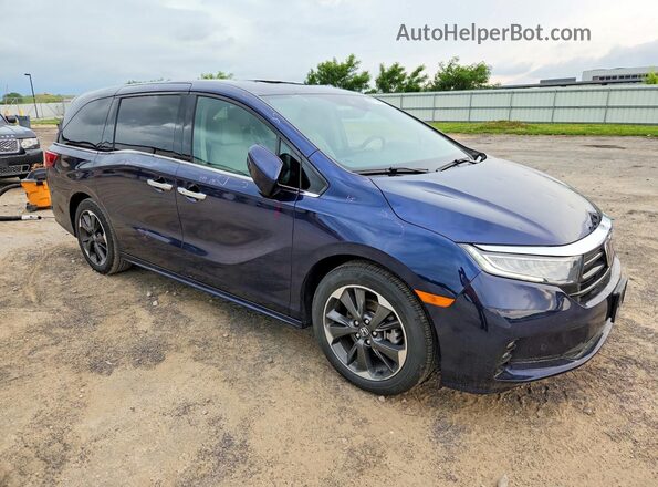 5FNRL6H96PB064530 2023 HONDA ODYSSEY Blue Front right