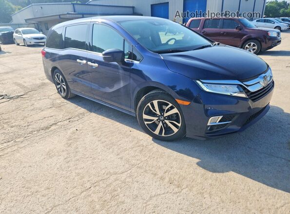 5FNRL6H97JB002450 2018 HONDA ODYSSEY Blue წინა მარჯვენა
