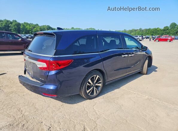 5FNRL6H97JB002450 2018 HONDA ODYSSEY Blue უკანა მარჯვენა