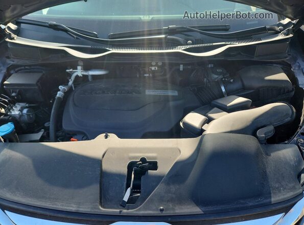 5FNRL6H97JB002450 2018 HONDA ODYSSEY Blue ძრავის განყოფილების ხედი