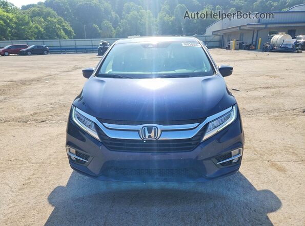 5FNRL6H97JB002450 2018 HONDA ODYSSEY Blue წინა ხედი
