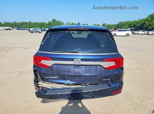 5FNRL6H97JB002450 2018 HONDA ODYSSEY Blue უკანა ხედი