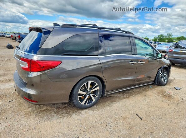 5FNRL6H97JB014937 2018 HONDA ODYSSEY Желто-коричневый Задняя правая четверть