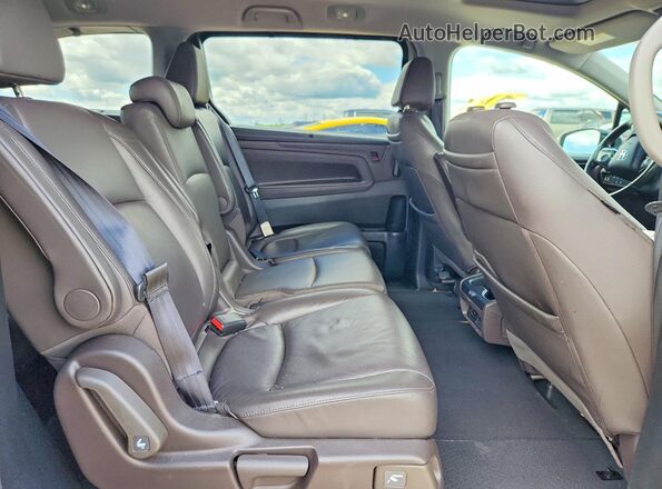 5FNRL6H97JB014937 2018 HONDA ODYSSEY Желто-коричневый Вид задних сидений
