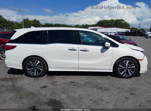 5FNRL6H97JB089993 2018 HONDA ODYSSEY White Vista interior trasera