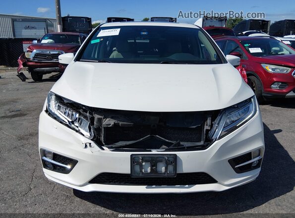 5FNRL6H97JB089993 2018 HONDA ODYSSEY White Vista del cuadro de instrumentos