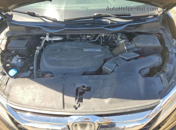 5FNRL6H97LB002340 2020 HONDA ODYSSEY Black Vista del compartimento del motor