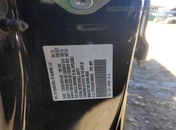5FNRL6H97LB002340 2020 HONDA ODYSSEY Black Vista de la etiqueta del VIN