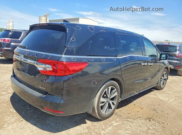 5FNRL6H97LB002340 2020 HONDA ODYSSEY Black Trasero derecho