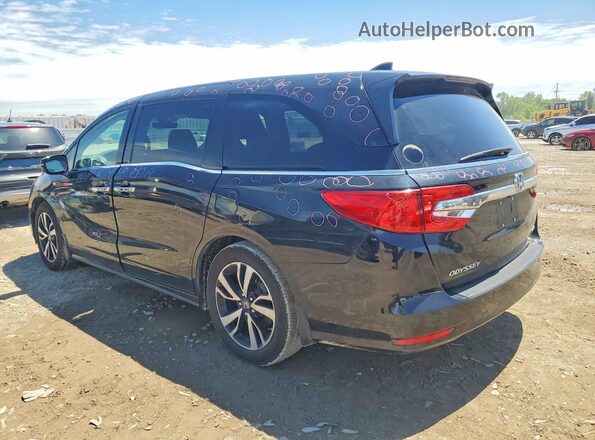 5FNRL6H97LB002340 2020 HONDA ODYSSEY Black Trasero izquierdo