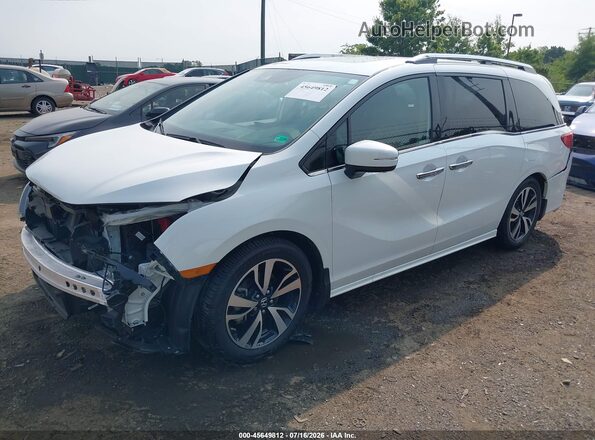 5FNRL6H97LB020952 2020 HONDA ODYSSEY White Vista tres cuartos delantera izquierda