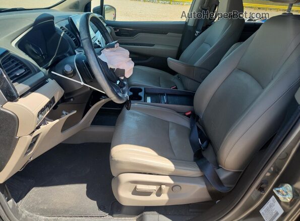 5FNRL6H97LB033166 2020 HONDA ODYSSEY Teal Widok wnętrza z przodu