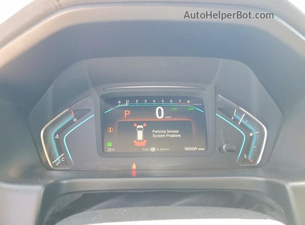5FNRL6H97LB036245 2020 HONDA ODYSSEY White Սարքավորումների վահանակի տեսք