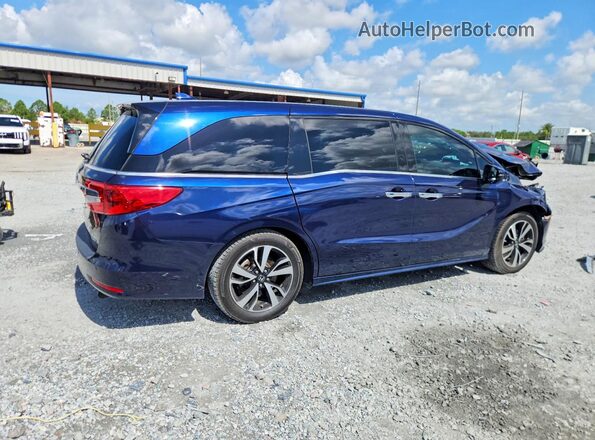 5FNRL6H97LB039887 2020 HONDA ODYSSEY Blue Tył prawy