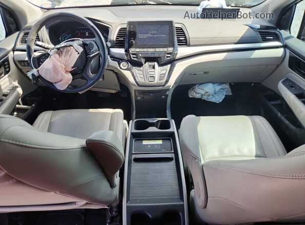 5FNRL6H97LB039887 2020 HONDA ODYSSEY Blue Widok deski rozdzielczej