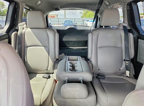 5FNRL6H97LB039887 2020 HONDA ODYSSEY Blue Widok tylnych siedzeń