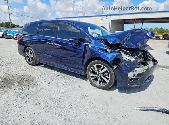 5FNRL6H97LB039887 2020 HONDA ODYSSEY Blue Przód prawy