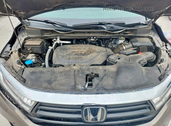 5FNRL6H97PB030130 2023 HONDA ODYSSEY Brown Vista del compartimento del motor