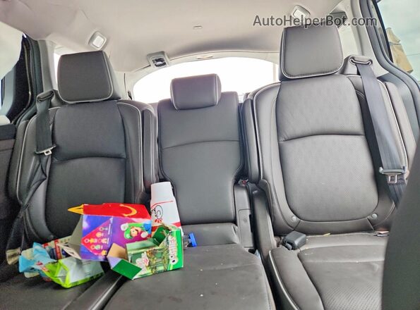 5FNRL6H97PB030130 2023 HONDA ODYSSEY Brown Vista de los asientos traseros