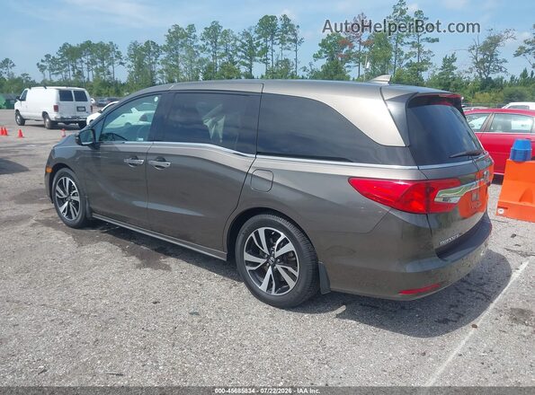 5FNRL6H98KB000708 2019 HONDA ODYSSEY Gray Задня ліва чверть