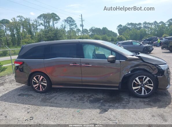 5FNRL6H98KB000708 2019 HONDA ODYSSEY Gray Вид задньої частини салону