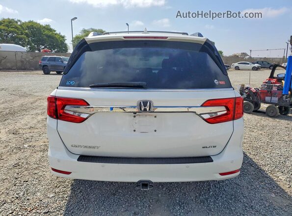 5FNRL6H98KB020781 2019 HONDA ODYSSEY White Հետևի տեսք
