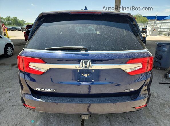 5FNRL6H98LB006185 2020 HONDA ODYSSEY Blue Widok z tyłu