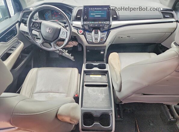 5FNRL6H98LB037419 2020 HONDA ODYSSEY Black Vista del salpicadero