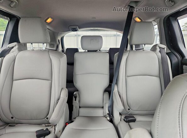 5FNRL6H98LB037419 2020 HONDA ODYSSEY Black Vista de los asientos traseros