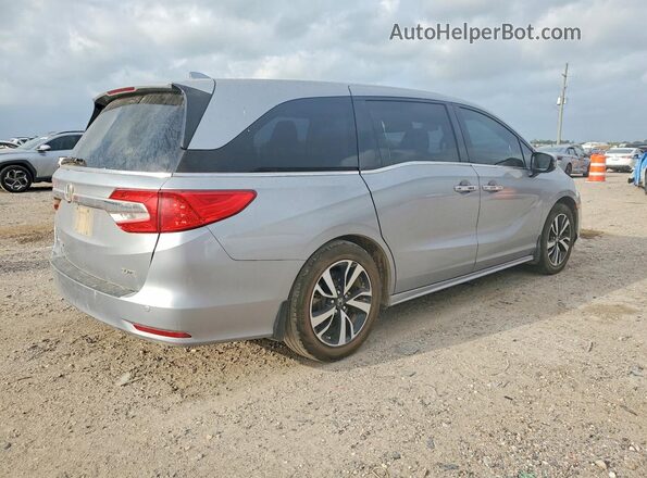 5FNRL6H9XJB074436 2018 HONDA ODYSSEY Gray Задня права чверть