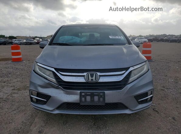 5FNRL6H9XJB074436 2018 HONDA ODYSSEY Gray Вид спереду