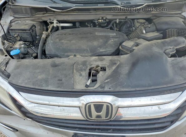 5FNRL6H9XJB074436 2018 HONDA ODYSSEY Gray Вид підкапотного простору