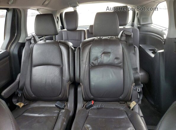 5FNRL6H9XJB074436 2018 HONDA ODYSSEY Gray Вид задніх сидінь