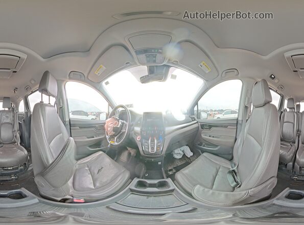 5FNRL6H9XJB074436 2018 HONDA ODYSSEY Gray Панорамний вид салону 360°