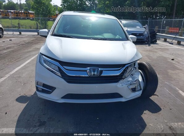 5FNRL6H9XLB054321 2020 HONDA ODYSSEY White Widok wnętrza z tyłu