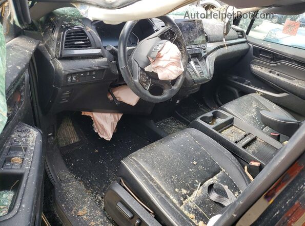 5FNRL6H9XPB016075 2023 HONDA ODYSSEY Black Dashboard view