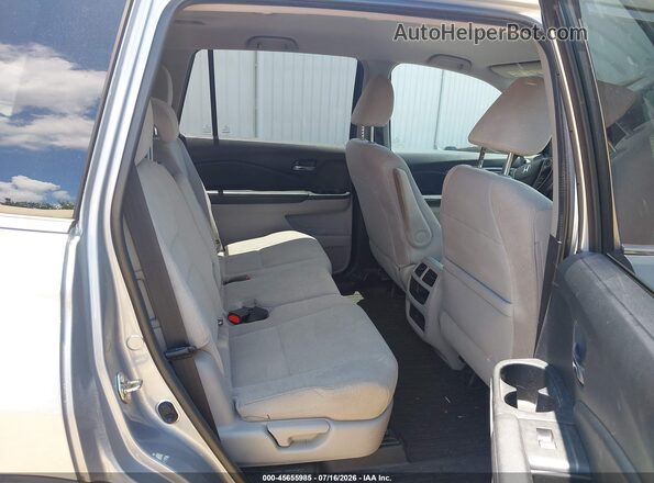 5FNYF5H10HB007572 2017 HONDA PILOT Silver VIN კოდის სტიკერის ხედი