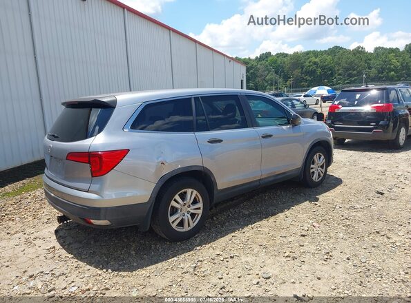 5FNYF5H10HB007572 2017 HONDA PILOT Silver უკანა მარჯვენა