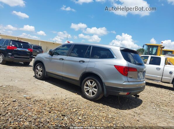 5FNYF5H10HB007572 2017 HONDA PILOT Silver უკანა მარცხენა